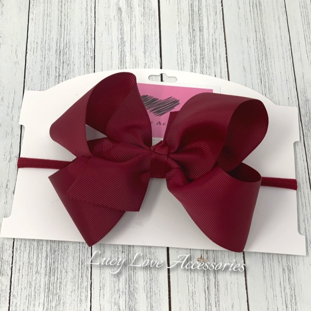 Handmade Grosgrain Bow Two Sizes Available!